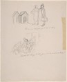 Notebook with sketches and notes, Félicien Rops (Belgian, Namur 1833–1898 Essonnes), Graphite