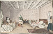 Design for interior, Charles de Brocktorff  Danish, Watercolor