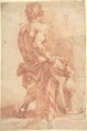 Male Figure Seated on a Column, Giovanni Larciani (