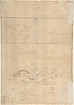 Candlestick with Three Branches, Anonymous, Italian, 18th century, Pen and brown ink, brush and gray wash
