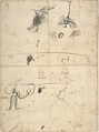 Monstrance Surrounded by Cherubs, Anonymous, Italian, 17th or 18th century, Ink and grisaille