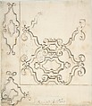 Design for Altar Frontal, Anonymous, Italian, Piedmontese, 18th century, Pen with brown and black ink, brush and gray wash