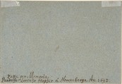 Two Fighting Horsemen, Pandolfo Lorenzo Hopfer (German, Nuremberg (?) late 17th century), Red chalk on blue paper