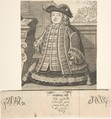 Portrait of Matthias Buchinger (1674-1739), Anonymous, Etching