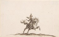 A Horseman, Attributed to Hans Caspar Nüscheler (Swiss, Zurich 1615–1652 Zurich), Pen and brown ink