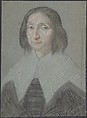 Portrait of a woman, Anonymous, French, 17th century (?) French, Black chalk, red chalk, pastel, heightened with white chalk on blue paper