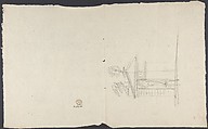 Design for a royal monument, Graphite