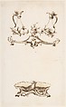 Design for Silver, Anonymous, Italian, 18th century Italian, Pen, brown ink and wash over pencil
