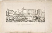 An Execution of Seven Boores Rebels in Lintz, June 16, 1636, Anonymous, British, 19th century, Etching