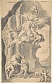 Saint Stephen of Hungary Presenting his Son, Saint Emeric, to the Virgin, Franz Xavier Karl Palko Bohemian, Pen and brown ink, gray wash and black chalk