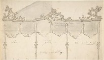 Cartouche due disegno differenti da Baldachino da Processioni, Giovanni Larciani (