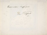 Design for Ceiling Decoration, Anonymous, Italian, 19th century, Watercolor
