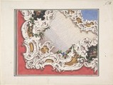 Design for a Ceiling, Anonymous, Italian, 19th century  Italian, Watercolor