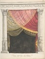Stage Set for La Fedra, Anonymous, Italian, 19th century  Italian, Watercolor
