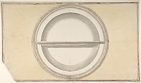 Round Vegetable Dish, Anonymous, Italian, 19th century Italian, Pen and ink and wash