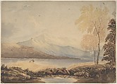 Lakeland Landscape, Copley Fielding British, Watercolor over graphite