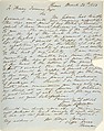 Letters to Henry Farnum from John Gibson and Benjamin Spence, John Gibson (British, Gwynedd, Wales 1790–1866 Rome), Pen and brown ink on blue paper