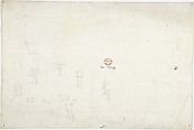 Bungalow drawing -- Western elevation and interior, Ernest Geldart (British, London 1848–1929), Watercolor, black ink, pen and red ink over graphite