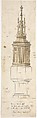 Design for Font Cover, Ernest Geldart British, Watercolor, pen and black ink over graphite