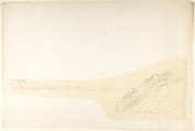 Sketch of the Monastery of St. George Chalkis, Franz von Hauslab the Younger  Austrian, Pencil on tracing paper mounted on laid paper.