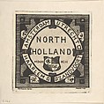 Catalogue Cover of Annan's Exhibition of the North Holland Set, Sir David Young Cameron  British, Scottish, Etching; only state