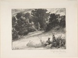 Combe Bottom, Sir Francis Seymour Haden  British, Etching and drypoint; first state of three (Harrington); tenth state of sixteen (Schneiderman)