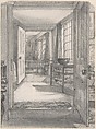 A Cottage Parlour, Sir Francis Seymour Haden  British, Graphite