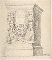 Sketch of a Classical Pedestal, Thomas Hardwick  British, Graphite
