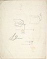 Design for a Standing Frame, Charles Hindley and Sons (British, London 1841–1917 London), Graphite