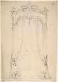 Design for Curtains, Charles Hindley and Sons  British, Graphite