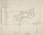 Design for a Sleigh, Anonymous, German, 18th century  German, Graphite