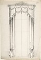 Design for Curtains, Charles Hindley and Sons  British, Graphite