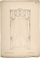 Design for Curtains, Charles Hindley and Sons  British, Graphite