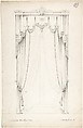 Design for Curtains, Charles Hindley and Sons  British, Graphite