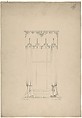Design for Curtains, Charles Hindley and Sons (British, London 1841–1917 London), Graphite with touches of white gouache