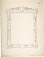 Design for a Frame, Charles Hindley and Sons  British, Graphite