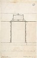 Design for a Mirror, Charles Hindley and Sons  British, Graphite