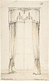 Design for Curtains, Charles Hindley and Sons  British, Graphite and watercolor