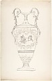Design for a Vase, J. Hulme  British, Pen and black ink