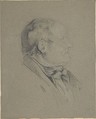 Sam Lovill, Porter at the Royal Academy, Sir Edwin Henry Landseer British, Black chalk heightened with white chalk over graphite