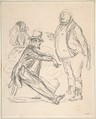 John Bull and Uncle Sam, John Leech British, Graphite
