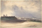 Approach to Montevideo, Uruguay, Conrad Martens  British, Watercolor over graphite
