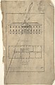 Plan and Elevation of Country House, Robert Morris  British, Pen and black ink, brush and gray wash