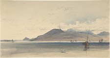Isle of Arran, early morn, Thomas Miles Richardson British, Watercolor with touches of gouache (bodycolor) over graphite