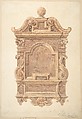 Oak Carving from Fireplace in the Jerusalem Chamber, Westminster, Charles James Richardson British, Watercolor