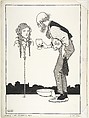 "Hitherto I Have Performed it Myself" (for "Six Dead Secrets" in "Topsy-Turvy Tales"), William Heath Robinson  British, Pen and black ink, brush and wash