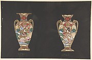 European Porcelain Designs in Japanese Satsuma style
