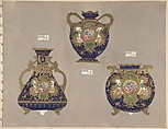 European Porcelain Designs in Japanese Satsuma style