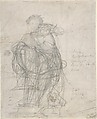 Drawing for Spencer's Fairie Queene, Alfred George Stevens (British, Blandford Forum, Dorset 1817–1875 London), Graphite