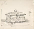 Design for a Casket in Gold Metal, for "The Builder's Journal", C. E. M. British, Graphite